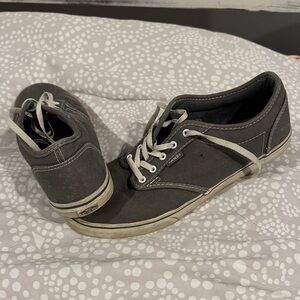 Vans Charcoal Canvas Sneakers